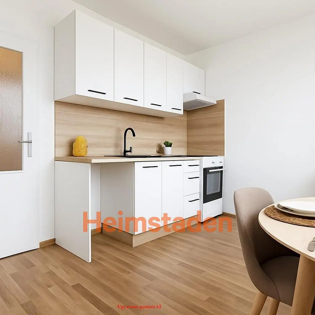 Кухня; кухненски уреди, модерен стил, дървен под, естествена светлина, ремонтиран