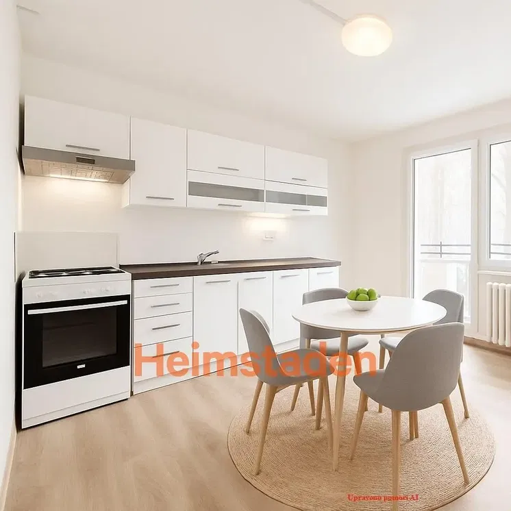 Cucina; elettrodomestici, luce naturale, stile moderno