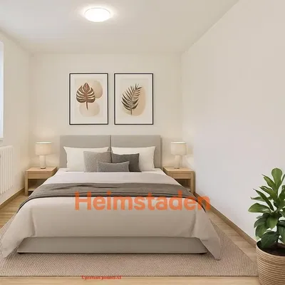 Spavaća soba; prirodna svjetlost, moderan stil