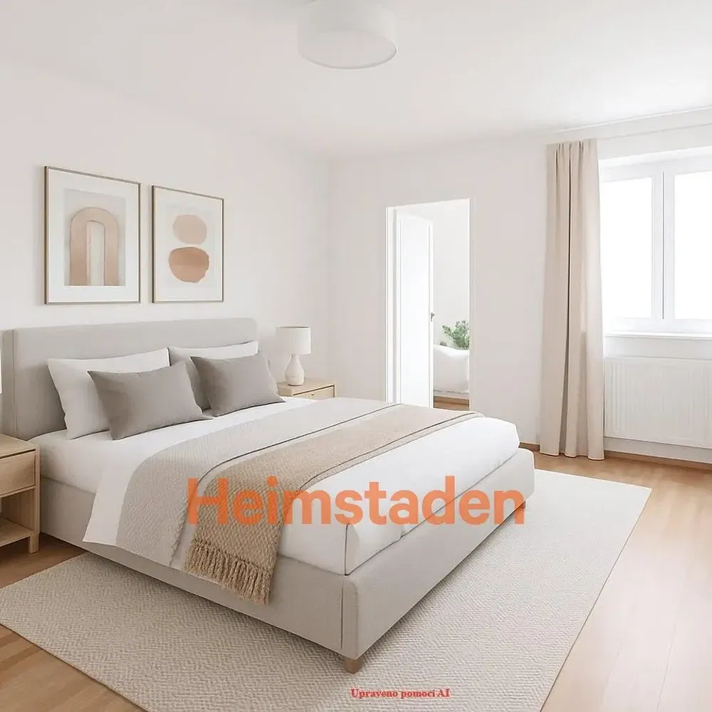 Camera da letto; luce naturale, stile moderno
