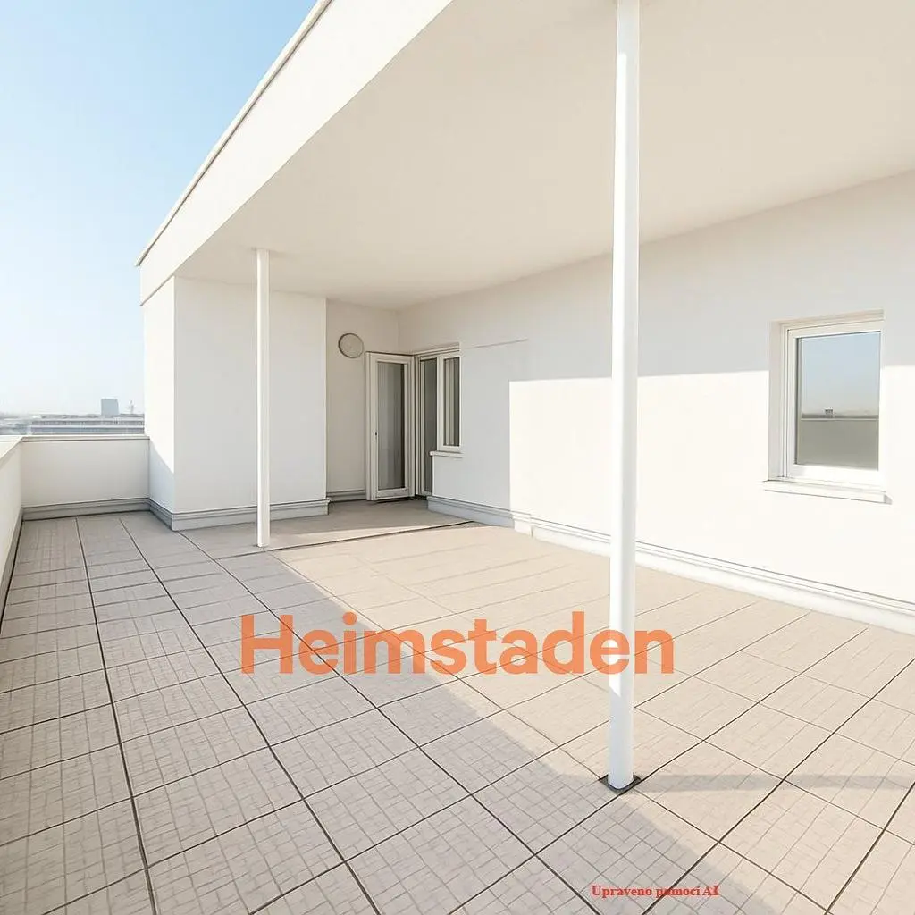 Balcony; tile floor, view