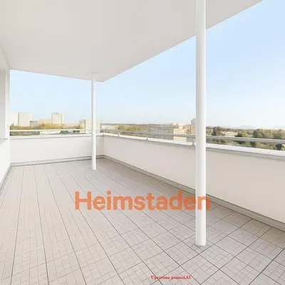 Balcony; view, tile floor