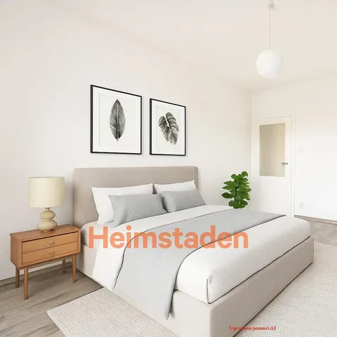 Sypialnia; styl nowoczesny, podłoga drewniana, światło dzienne