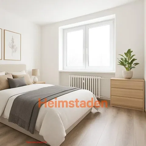 Sypialnia; światło dzienne, styl nowoczesny, podłoga drewniana