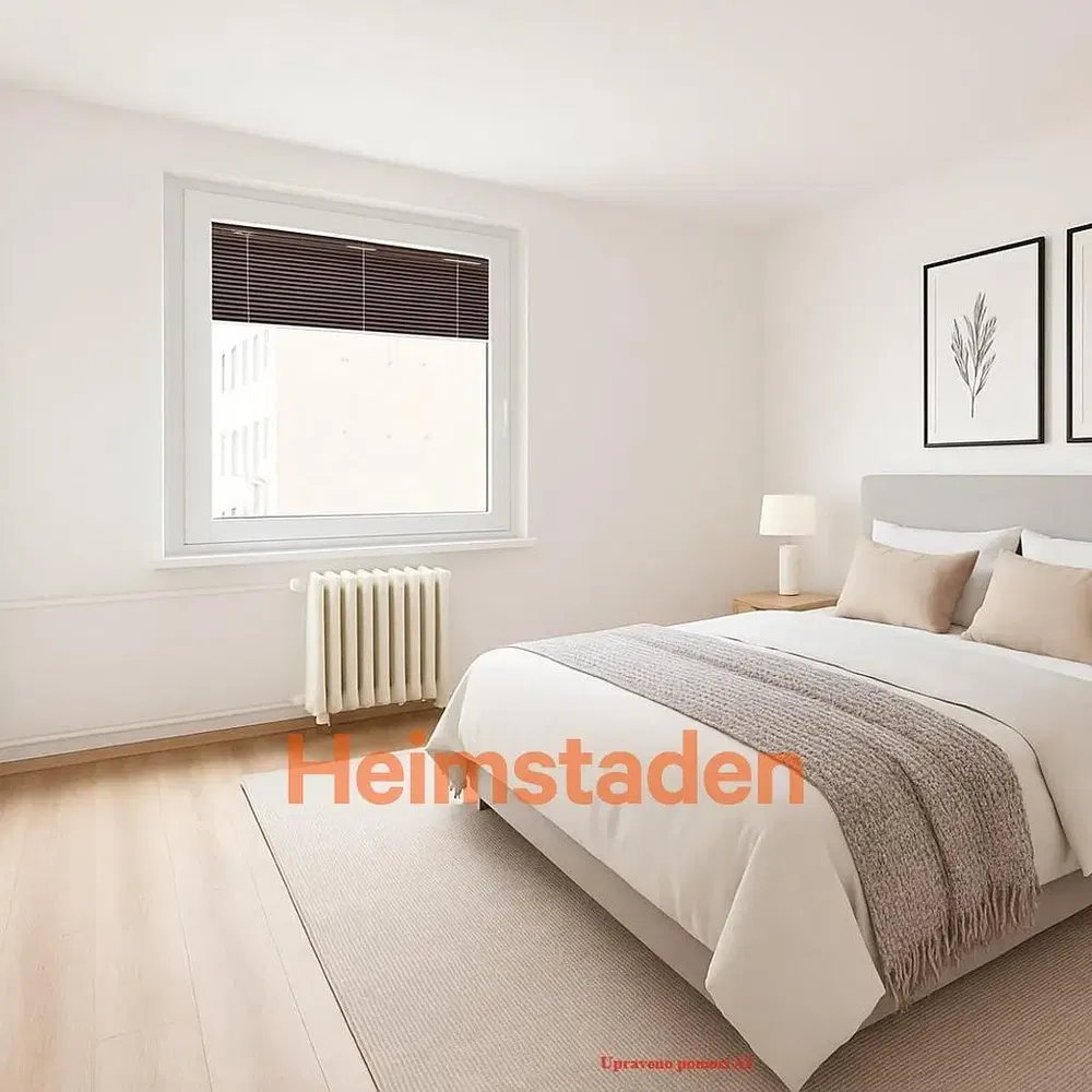 Sypialnia; światło dzienne, styl nowoczesny, podłoga drewniana