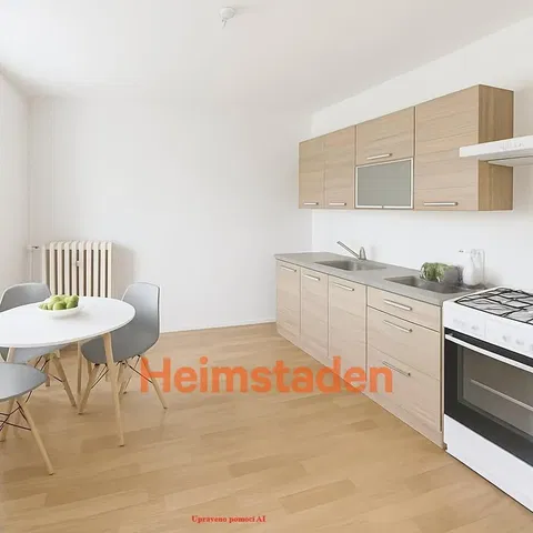 Kuchnia; sprzęt kuchenny, podłoga drewniana, styl nowoczesny, wyremontowany, światło dzienne