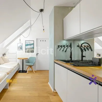 Kitchen; wood floor, natural light, modern style