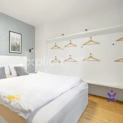 Bedroom; wood floor, natural light, modern style