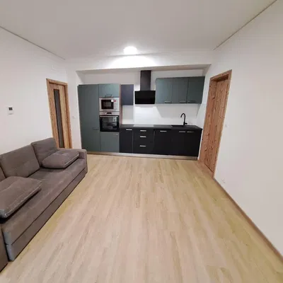 Salon; podłoga drewniana, światło dzienne