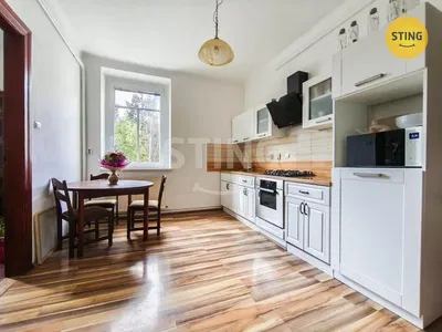 Kitchen; kitchen appliances, wood floor, natural light