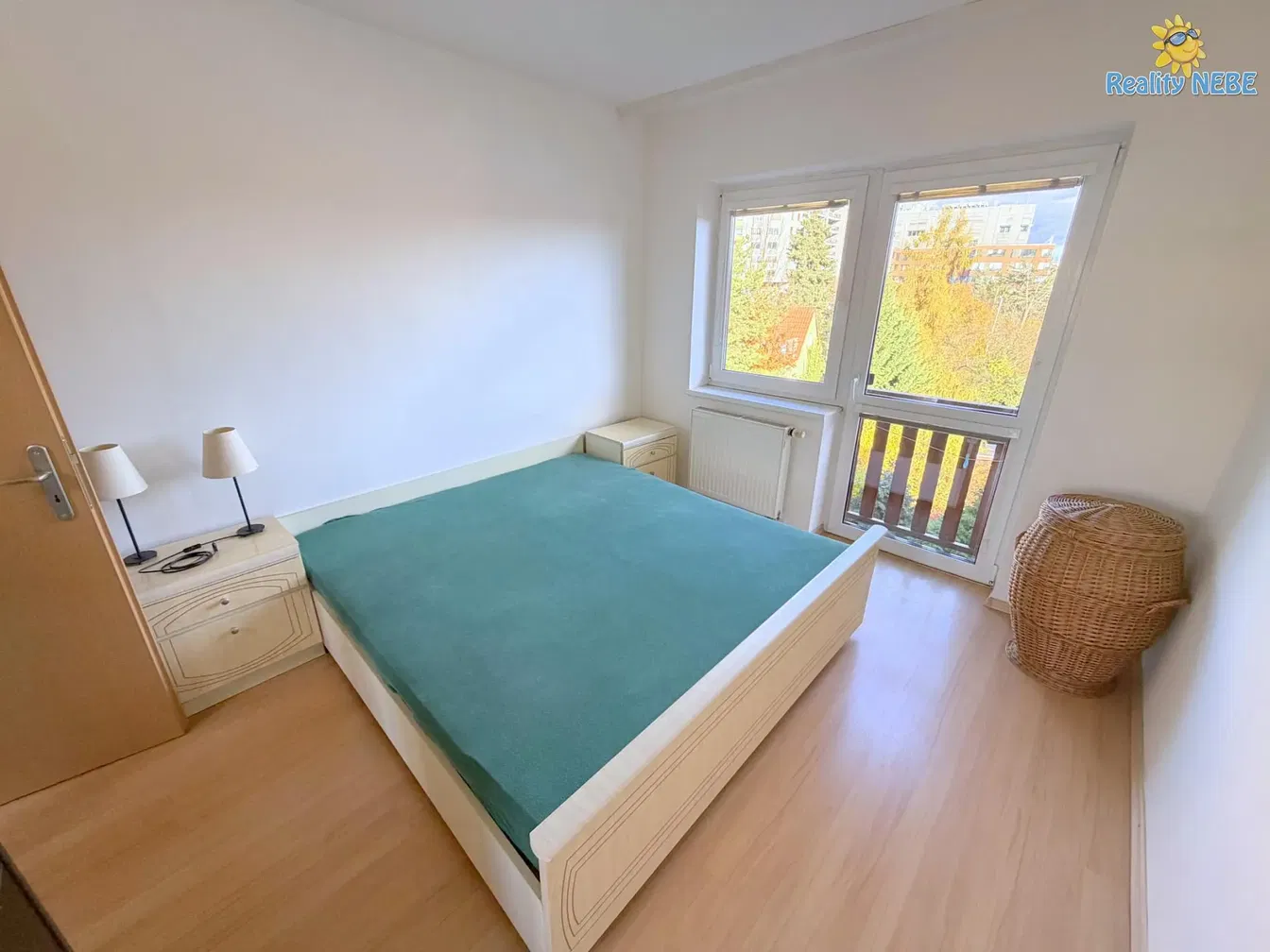 Bedroom; natural light, wood floor