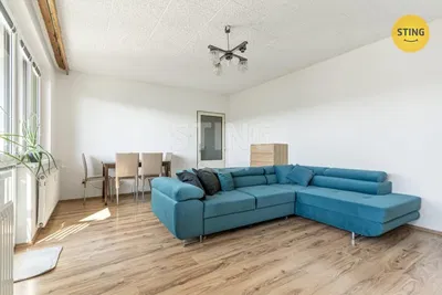 Salon; światło dzienne, podłoga drewniana, styl nowoczesny