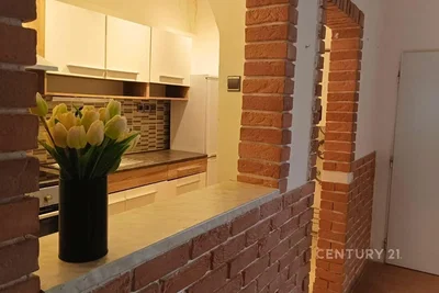 Kitchen; kitchen appliances, natural light