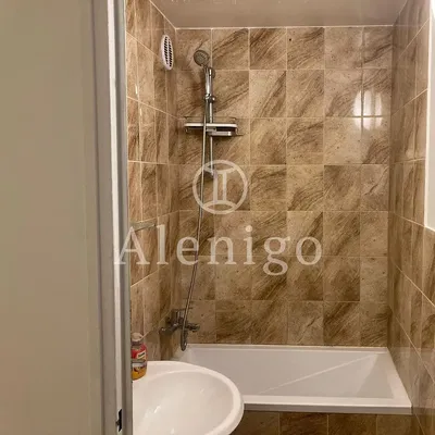 Bathroom; tile floor, renovated, natural light