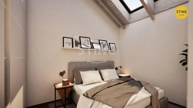 Schlafzimmer; tageslicht, moderner stil
