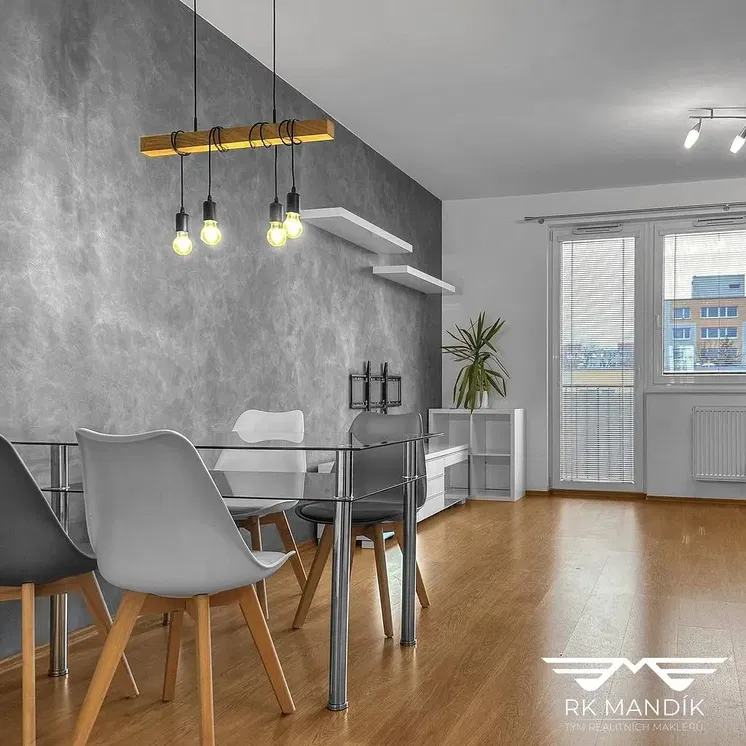 Living room; modern style, wood floor, natural light, view