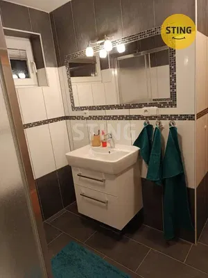 Bagno; pavimento in piastrelle, ristrutturato, luce naturale