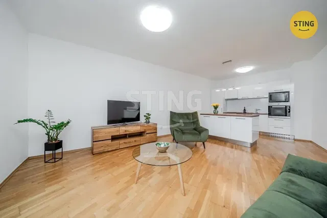 Wohnzimmer; holzboden, tageslicht, moderner stil