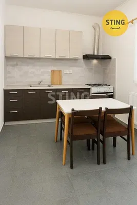 Kitchen; kitchen appliances, tile floor