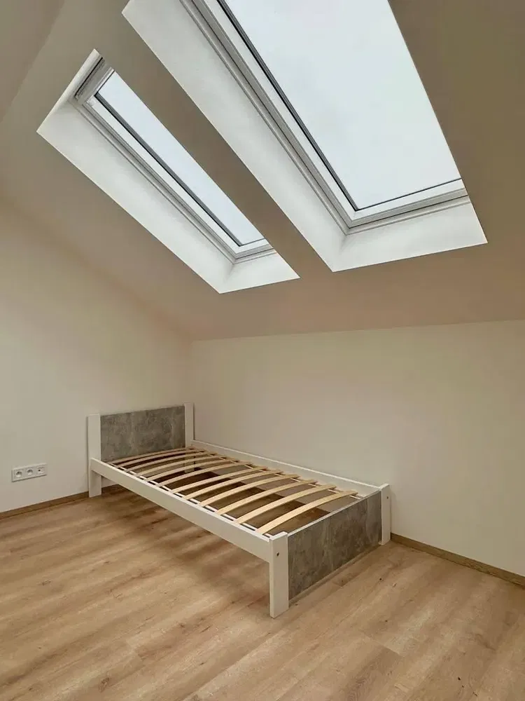 Bedroom; natural light, wood floor