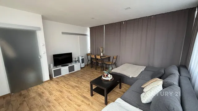 Wohnzimmer; tageslicht, moderner stil, holzboden
