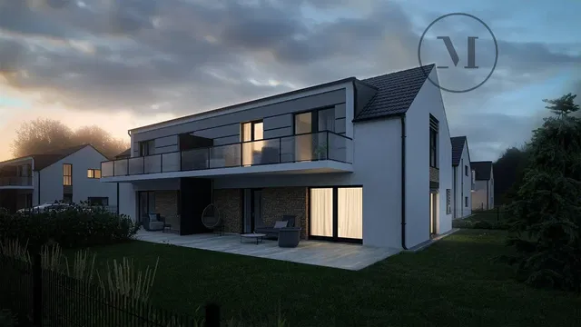 Maison et environs; vue