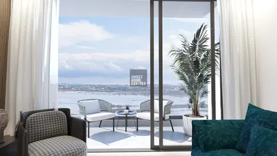 Woonkamer; uitzicht, natuurlijk licht