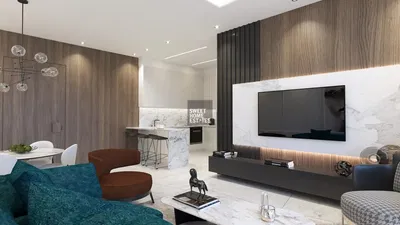 Woonkamer; moderne stijl, natuurlijk licht, houten balken