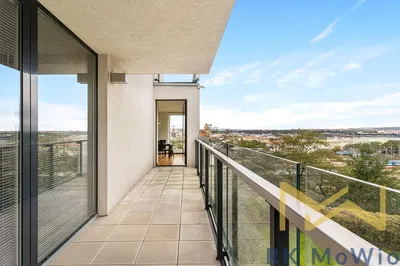Balcony; view, tile floor