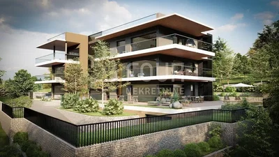 Ev ve çevresi; manzara, yüksek tavan, ahşap kirişler, tadilatlı, doğal ışık, modern stil