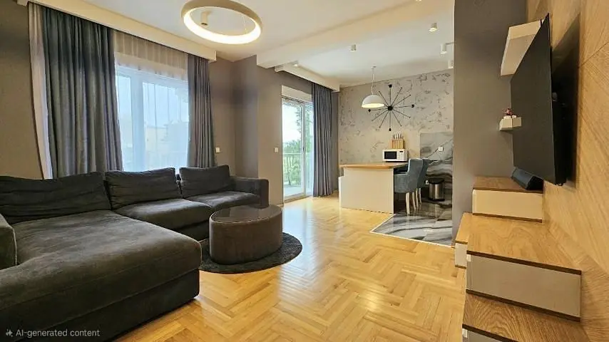 Wohnzimmer; tageslicht, moderner stil, holzboden