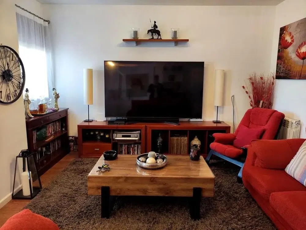 Salón; luz natural, estilo moderno