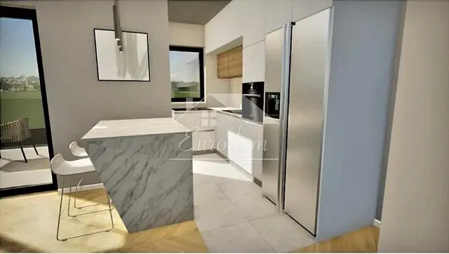 Kuhinja; kućanski aparati, pogled, prirodna svjetlost