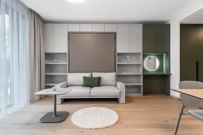 Wohnzimmer; tageslicht, moderner stil, holzboden