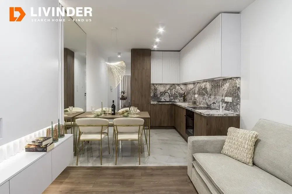 Κουζίνα; μοντέρνο στυλ, ανακαινισμένο, φυσικό φως