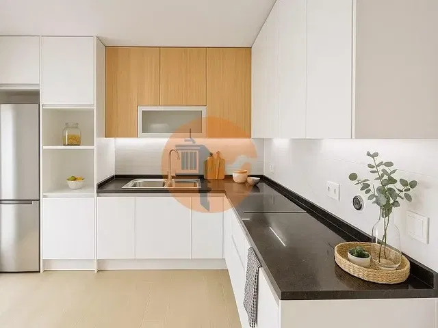 مطبخ; أجهزة المطبخ, ضوء طبيعي, أسلوب عصري