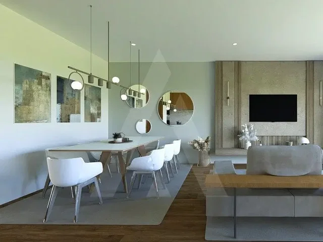 Wohnzimmer; moderner stil, holzboden, tageslicht