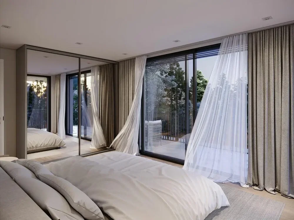 Dormitorio; luz natural, vista