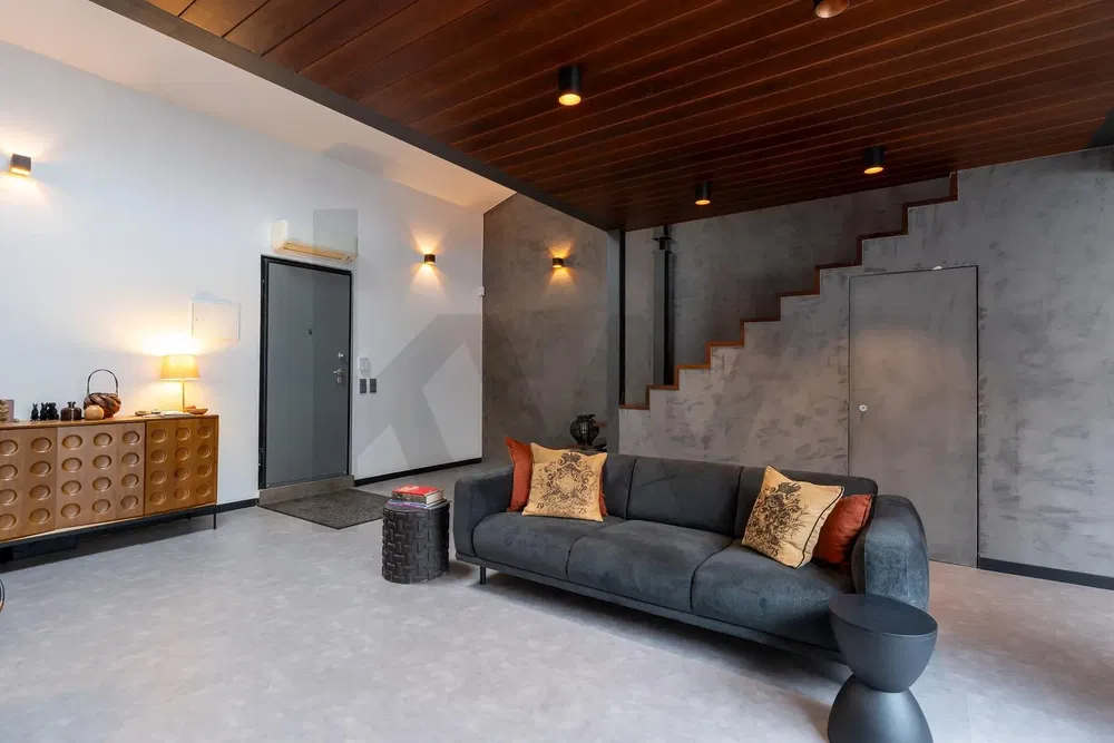 Soggiorno; luce naturale, stile moderno