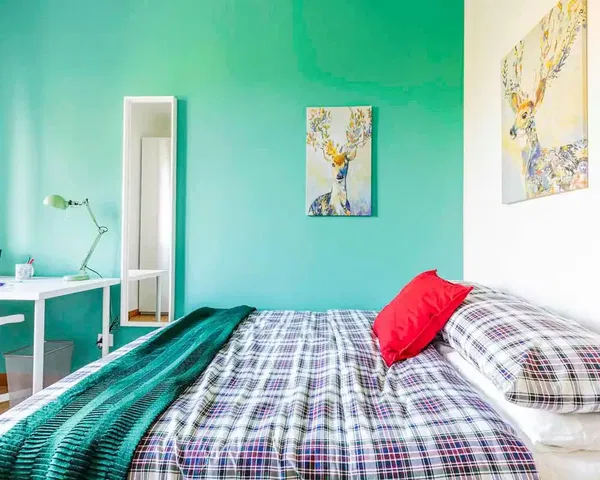 Schlafzimmer; tageslicht, moderner stil