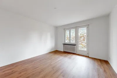 Wohnzimmer; holzboden, tageslicht, blick