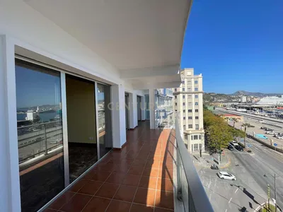 Balkon; blick, fliesenboden