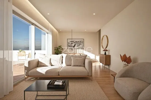 Wohnzimmer; blick, tageslicht, moderner stil