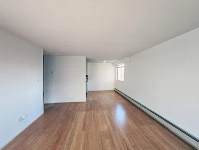 Salón; suelo de madera, luz natural