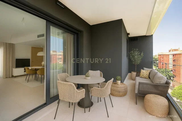 Terrace; view, modern style, natural light