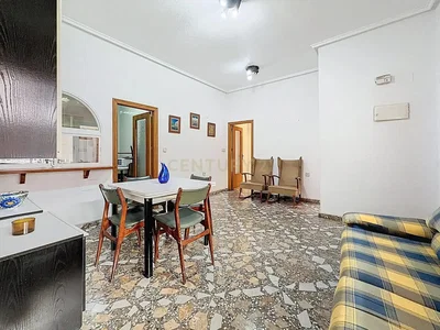 Living room; tile floor, natural light