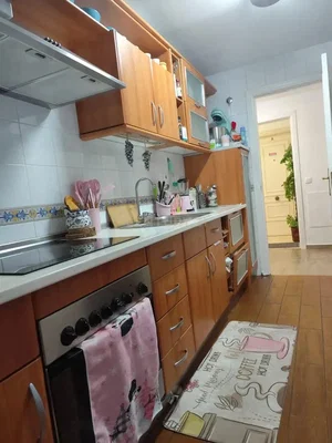 Kitchen; kitchen appliances, tile floor