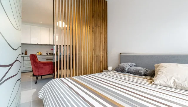 Slaapkamer; natuurlijk licht, moderne stijl