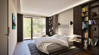 Schlafzimmer; tageslicht, moderner stil, holzboden