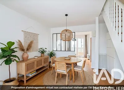 Salon; style moderne, lumière naturelle, parquet